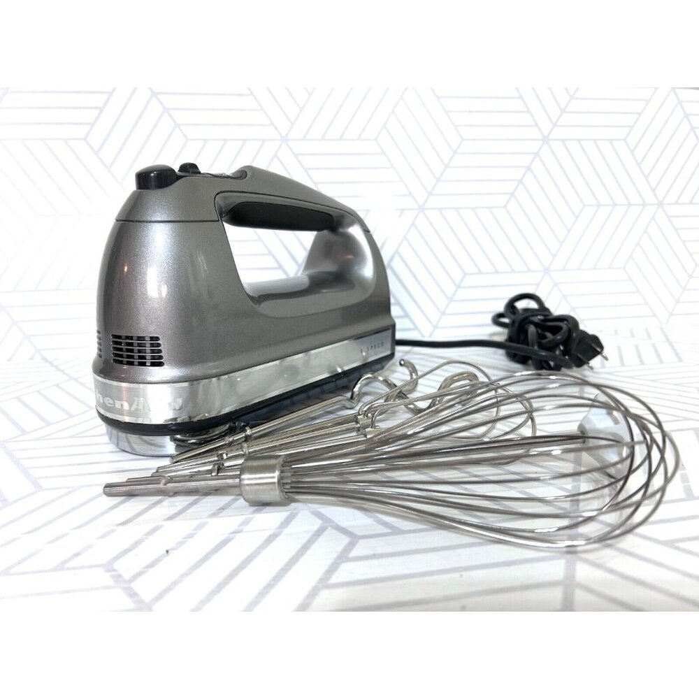Hand Held Kitchenaid 9 Speed Mixer MOD. KHM929CU0 Household Mixer Gray